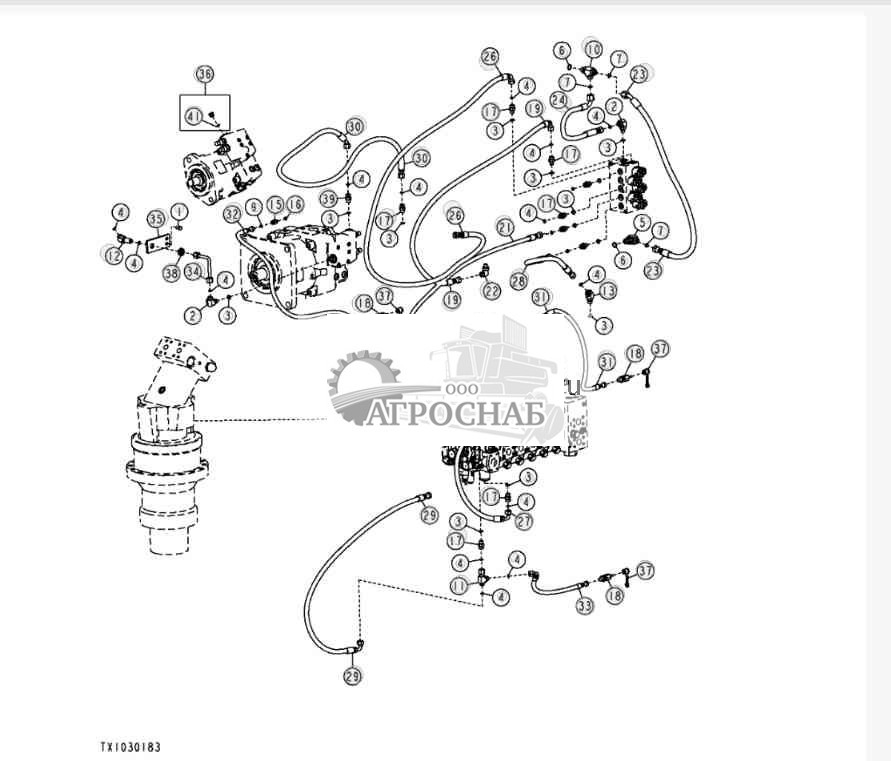 Valve To Cab Pilot Lines ( 